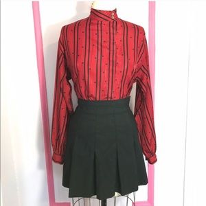 Vintage Saks Fifth Avenue Red Shirt